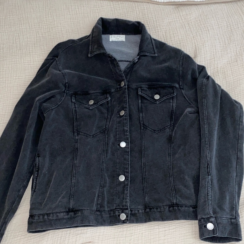 Z supply oversized slouchy cotton jacket